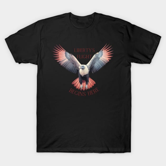 American Spirit Soars T-Shirt by ThatSimply!